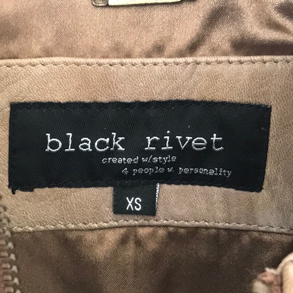 Leather Bomber Jacket UNWORN Tan - Picture 10 of 11